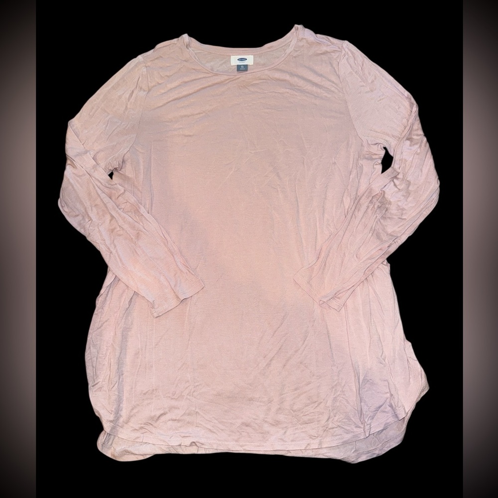 Pink Long Sleeve Tunic Top (XL)